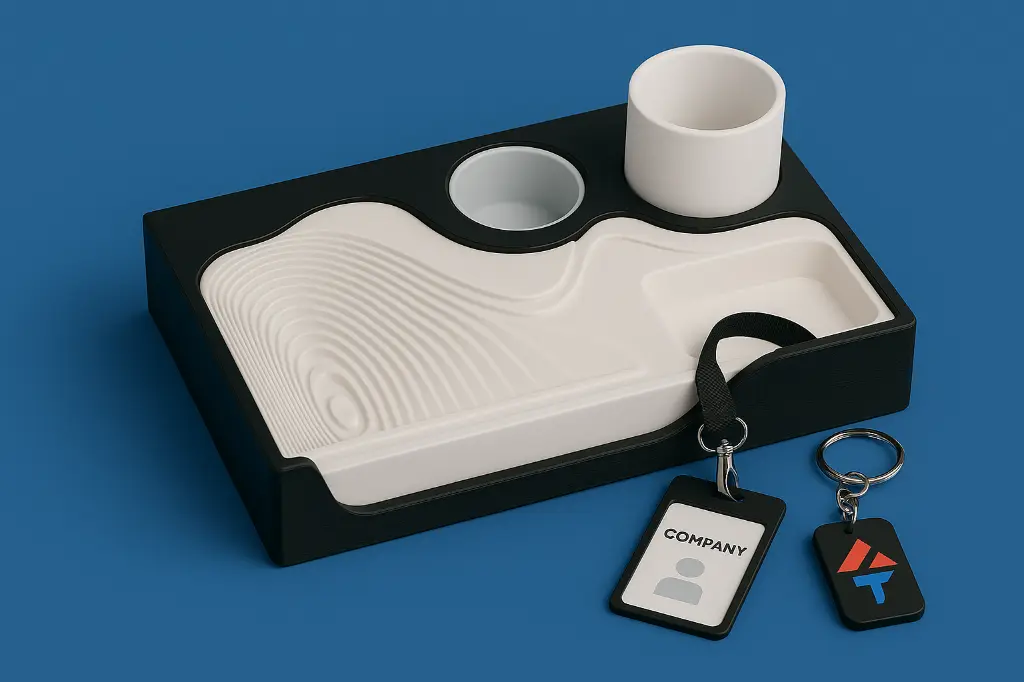 Organizador de Mesa. Design Topográfico